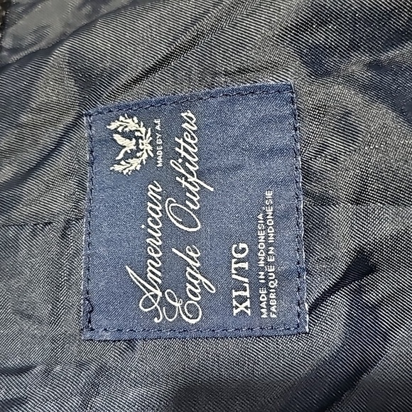 American Eagle XL black and gray wool blazer - Picture 5 of 6